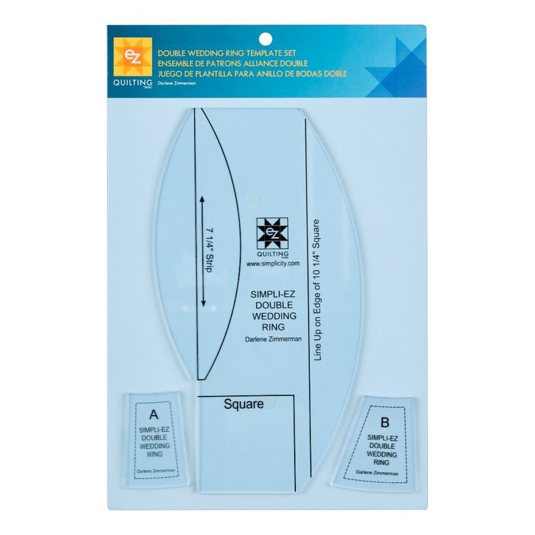 Double Wedding Ring Template Set