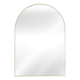 Ombre Home Charlotte Arched Mirror Gold 35 x 0.7 x 50 cm