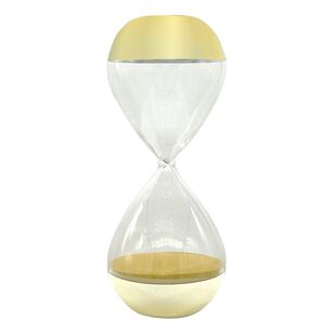 Ombre Home Charlotte Hourglass Gold 8 x 8 x 20 cm