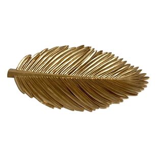 Ombre Home Charlotte Leaf Gold 15 x 27.5 x 2 cm