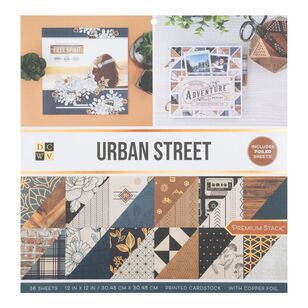 Die Cuts With A View Urban Street 12 x 12 in Paper Pad Urban Street 12 x 12 in