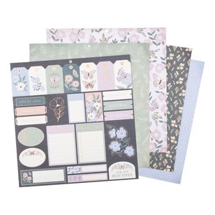 Die Cuts With A View Bella & Bloom 12 x 12 in Paper Pad Bella And Bloom 12 x 12 in