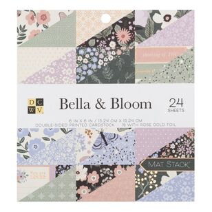 Die Cuts With A View Bella & Bloom 6 x 6 in Paper Pad Bella And Bloom 6 x 6 in