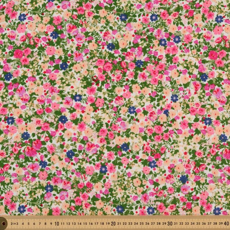 Ditzy Garden 148 cm Polyester Spandex Multicoloured 148 cm