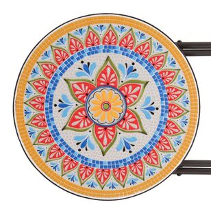 Mosaic Mandala Planter Table Multicoloured 56 x 35 cm