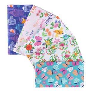 Bright Blooms Fat Quarter Bundle 5 Pack Multicoloured 49 x 52 cm