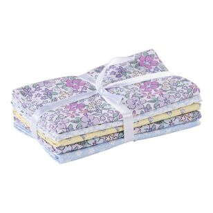 Lilac Meadow Fat Quarter Bundle 5 Pack Multicoloured 49 x 52 cm