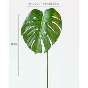 Split Philodendron Leaf Green 60 cm