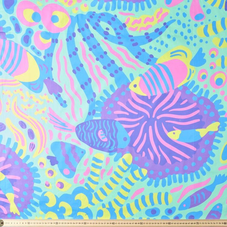 Ellie Whittaker Reef 112 cm Cotton Poplin Blue 112 cm