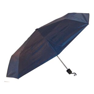 Peros Thrifty Manual Fold Up Umbrella Navy