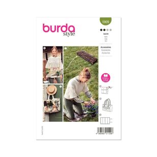 Burda Sewing Pattern B5909 Accessories White One Size