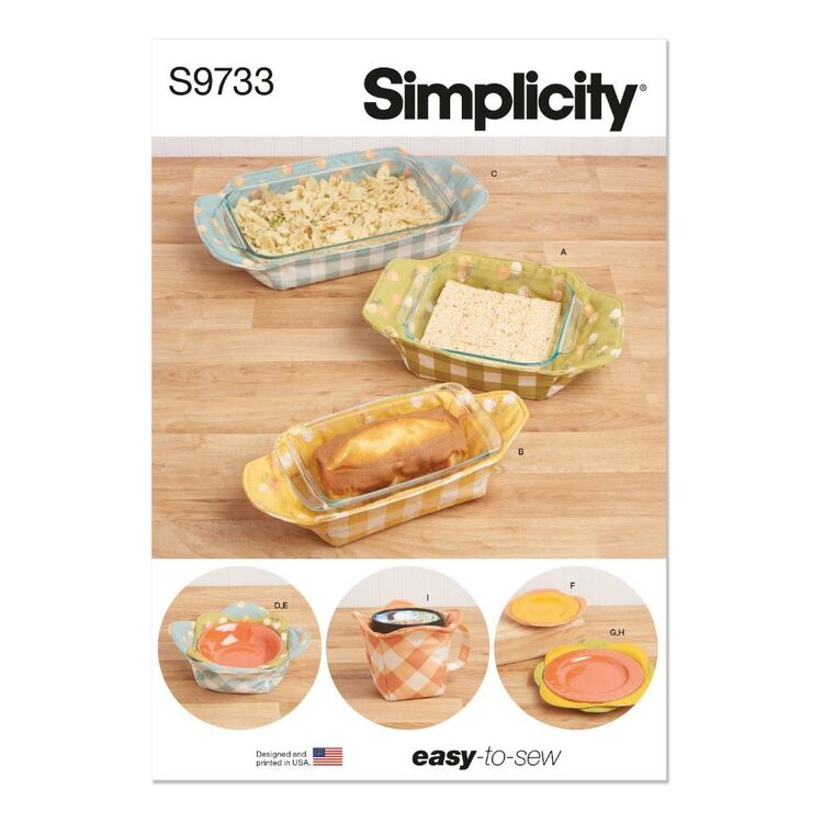 Simplicity S9733 Kitchen Pan Cosies Pattern One Size (Paper)