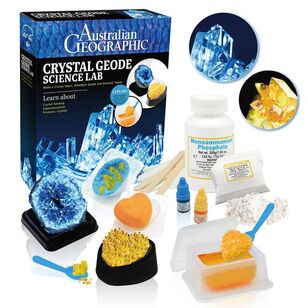 Australian Geographic Crystal Geode Science Lab Kit Multicoloured
