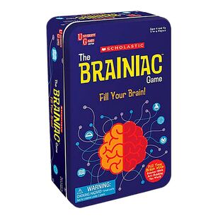 Scholastic Brainiac Tinned Game Multicoloured