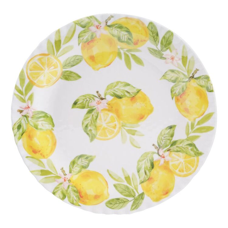 Culinary Co Amalfi Lemons Platter White & Yellow