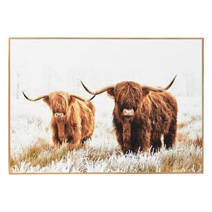 Cooper & Co Highland Cows Framed Art Multicoloured 70 x 100 cm