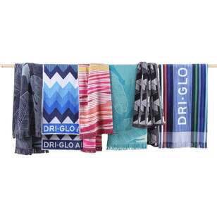 Dri Glo Yamba Beach Towel Black 95 cm x 175 cm