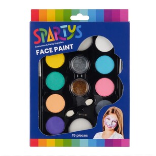 Spartys Pastel Face Paint Kit Multicoloured