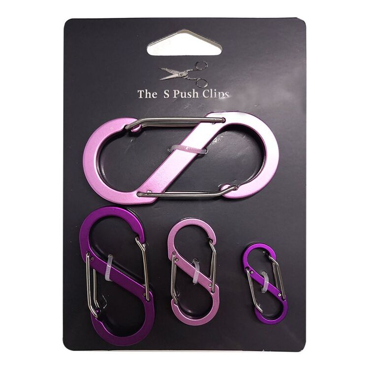 S Push Clips 4 Pack Pink Purple Spotlight Australia s-push-clips-4-pack-pink-purple-spotlight-australia