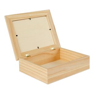 Crafters Choice Wooden Frame Box Multicoloured 23 X 18 X 6.7Cm
