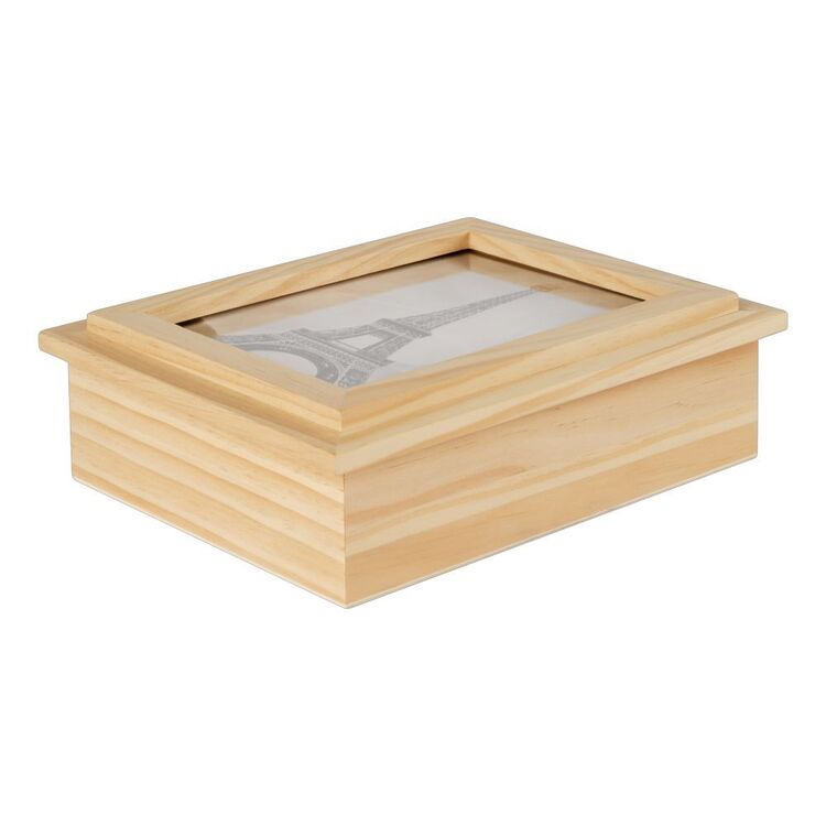 Crafters Choice Wooden Frame Box Multicoloured