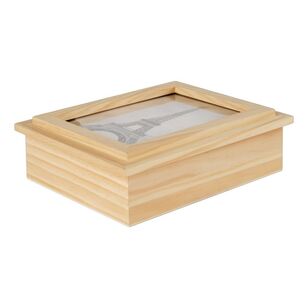 Crafters Choice Wooden Frame Box Multicoloured 23 X 18 X 6.7Cm