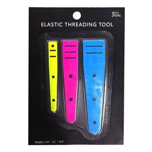 Elastic Threading Tool 3 Pack Multicoloured