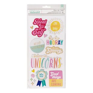 American Crafts Thickers Dear Lizzy Phrase Stickers Phrase