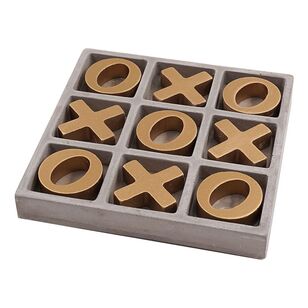 Ombre Home Stella Noughts And Crosses Natural 15 x 2 x 15 cm