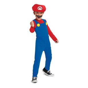 Nintendo Super Mario Classic Kids Costume Multicoloured