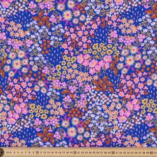 Cluster Floral 135 cm Rayon Multicoloured 135 cm