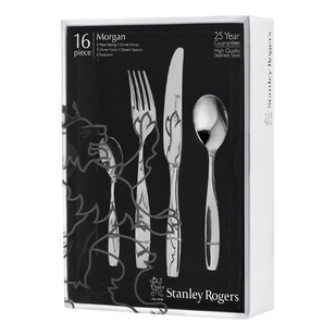 Stanley Rogers SR Morgan 16 Piece Cutlery Set Stainless Steel