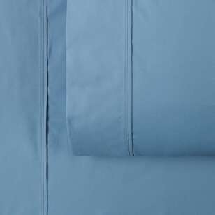 Eminence 1000 Thread Count Fitted Sheet Blue