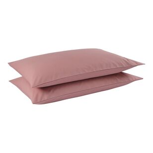 Fresh Cotton 375 Thread Count Percale 2 Pack Pillowcases Pink Standard