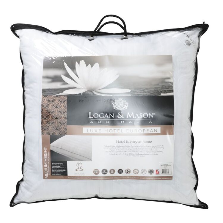 Logan & Mason Luxe Hotel Collection European Pillow White European