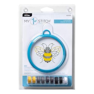 Bucilla My 1st Stitch Bee Cross Stitch Kit Multicoloured