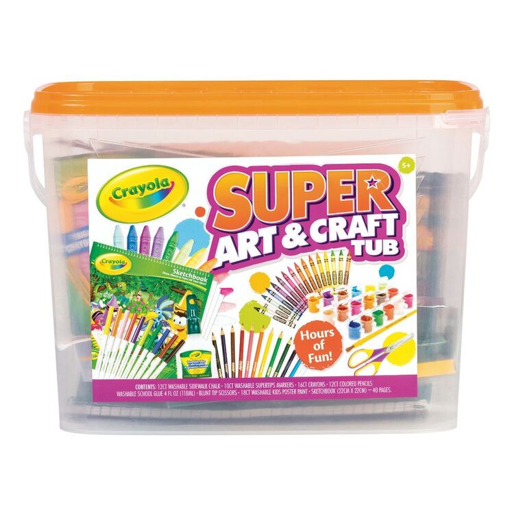 Crayola Super Art and Craft Kit  Art & craft kit, Art and craft kit, Craft  kits