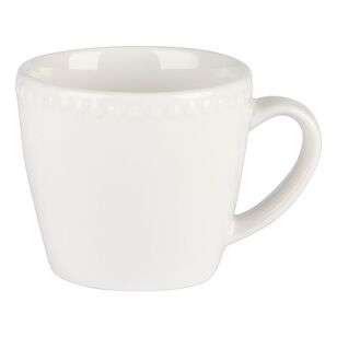 Culinary Co Vintage Pearl Porcelain Mug White 360 mL