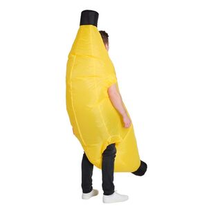 Spartys Adult Inflatable Banana Costume Multicoloured One Size