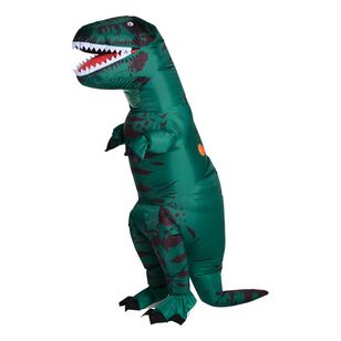 Spartys Adult Inflatable T-Rex Costume Multicoloured One Size