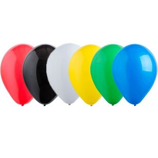 Spartys Latex Balloon Standard Rainbow 20 Pack Bright 30 cm