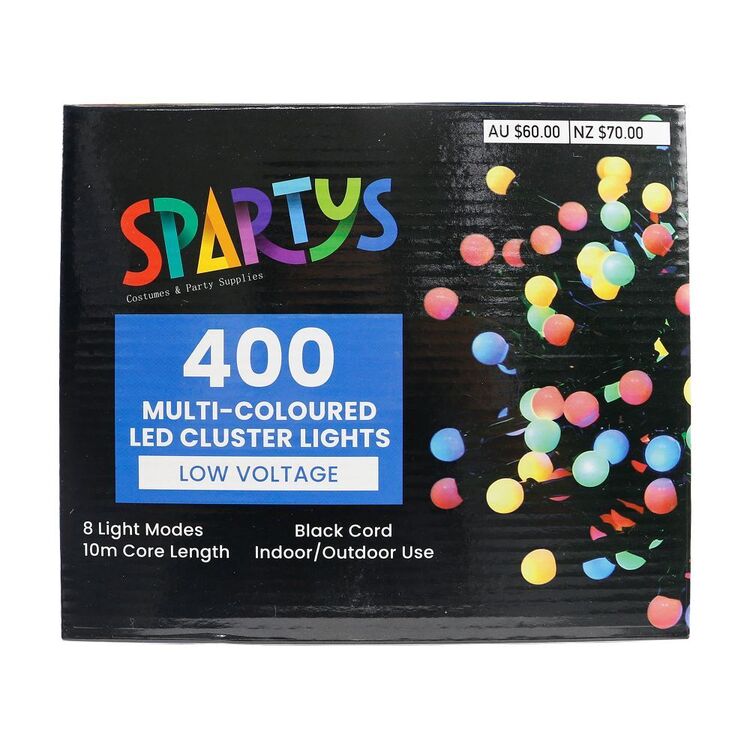 Spartys Multicoloured Cluster Lights Multicoloured