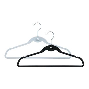 Boxsweden Plastic Space Saving Hangers 10 Pack Assorted