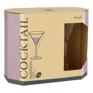 Ocean Madison Cocktail Glasses 2 Pack Clear 285 mL