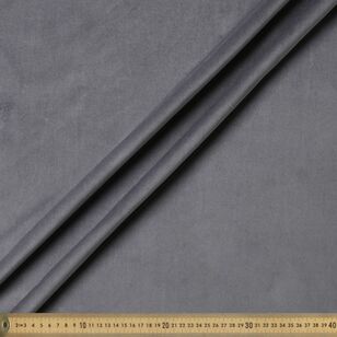 Plain 148 cm Velveteen Fabric Silver 148 cm
