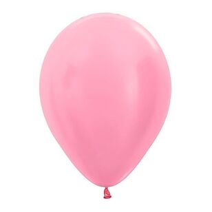 Sempertex Pearl Latex Balloons Pink 30 cm
