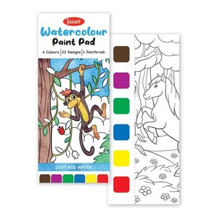 Jasart Watercolour Paint Pads Multicoloured 190 x 80 mm