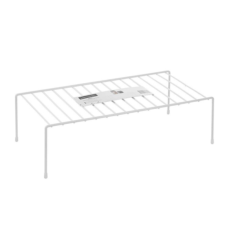 White Box Rack Stands Boxsweden Wire Elevated Storage Rack White