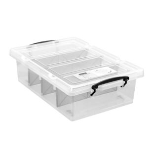 Boxsweden 4 Section 25 L Compartment Storer Clear 25 L