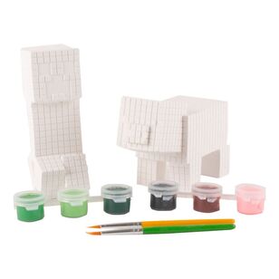 Minecraft Paint Your Own Figurines Multicoloured